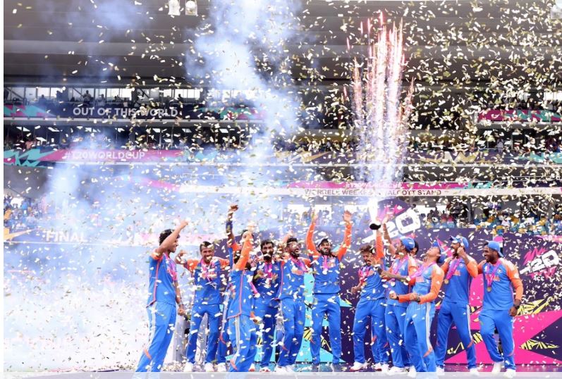 भारतले जित्यो टि २० विश्वकप क्रिकेटको उपाधी
